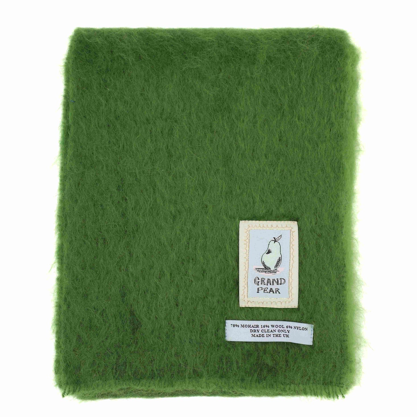Olive Green Mohair Scarf