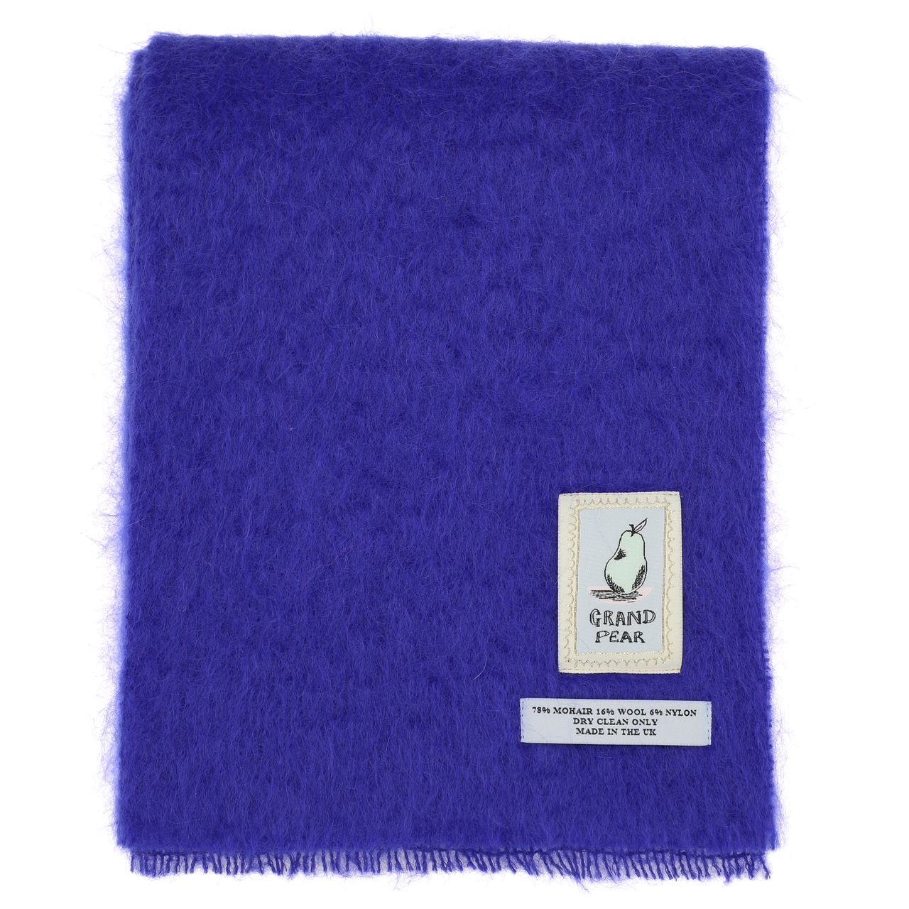 Cobalt Mohair Scarf