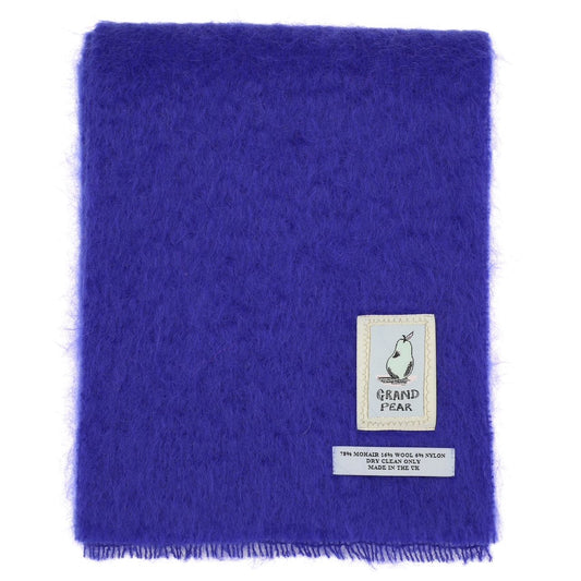 Cobalt Mohair Scarf