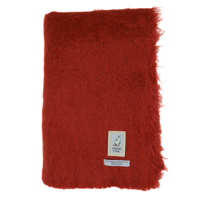Rust Mohair Blanket